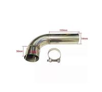 (54mm-57mm)The car accessories The exhaust pipe Stainless steel 90 degree turn pipe The muffler is connected