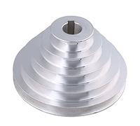 54mm a 150mm Diámetro exterior 24 mm de ancho del ánima 12.7 mm Aluminio 5 pasos de pavé de la polea de cinturón para un tipo V-Belt Correa dentada