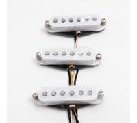 54S Vintage Alnico 3 SSS - Juego de pastillas de una sola bobina para guitarra eléctrica, puente medio, reemplazo de tono claro cálido compatible con guitarra Fender Strat