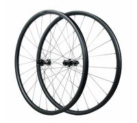 54T Trinquete 700C*23-50C Juego De Ruedas Sin Cámara para Bici De Grava 23mm Llantas De Carbono Ruedas De Eje Pasante F15/12 * 100mm R12*142mm, HG 7-12 Velocidades, Bloqueo Central(F12 R12-Tubeless)
