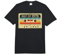 54th Birthday Best of 1972 Retro Bday Cassette Tape Vintage Comfort Colors Adult Heavyweight T-Shirt