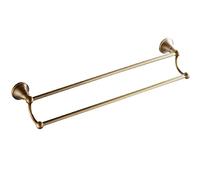 55 cm de largo material de latón bronce antiguo antiguo toallero doble barra baño colgante puede ser