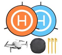 55 CM Pista de Aterrizaje de Drones, Drone Landing Pad, Universal Portátil Impermeable Helicoptero Plegable Portátil Helicoptero Landig Mat, para dji Mavic Pro Phantom 2/3/4/Pro Helicóptero RC