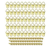 55 colgadores de cuadros con 55 tornillos, ganchos para colgar cuadros para colgar marcos de fotos, ganchos para colgar marcos de fotos, para casa, oficina, fotos, pintura, pintura, color dorado