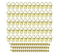 55 colgadores de cuadros, ganchos para colgar cuadros, con 55 tornillos, para colgar marcos de fotos, ganchos para colgar marcos de fotos, para casa, oficina, fotos, pintura, pintura, color dorado