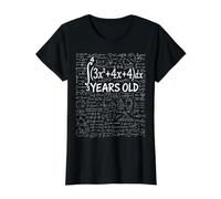 55 Cumpleaños Cálculo Integral Nerd Divertido Camiseta gráfica económica, Mujer, Negro, S