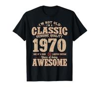 55 Cumpleaños Hombre Coche Clásico Vendimia 1970 Divertido Camiseta