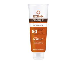 ¡55% DTO! Sunnique Protector Solar gel crema tacto sedoso 250 ml