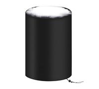 55 galón barril cubierta para tonelada, tanque de agua impermeable a prueba de polvo para todo tipo de clima cubierta para equipos patio jardín muebles al aire libre