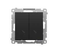 55 MÓDULO NEGRO MATE CONECTOR UNIVERSAL "ESCALERA" TW6/2.01/149