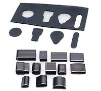 55 piezas de herramientas perforadoras de cuero de acero de alta velocidad con múltiples cortadores de agujeros para manualidades, cinturones de teléfono, proyectos de bricolaje para corte de