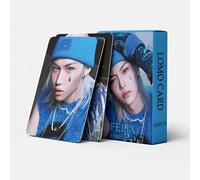 55 unidades Stray Kids Photocards ATE Cards New Album Cards SKZ BangChan/Felix/ChangBin/HyunJin/Han/Lee Know/I.N Mini Merch Photo Cards StrayKids Poster Cards para aficionados (Felix)