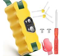 4500mAh Ni-MH Batería de Respuesto para iRobot Roomba 500 600 700 800 Series 530 531 532 535 536 540 550 552 560 570 580 595 620 650 660 760 770 780 790 870, con Cepillos, Atornillos y Destornillador