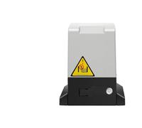 550W Motorización Puerta Corrediza,1200KG 240V AC Motor Puerta Corrediza Eléctrica Automática, Sensores Infrarrojos 2 controles remotos, Adecuado para puertas de acero inoxidable hierro madera vinilo