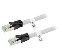 55142 Cable de conexión S/FTP Cat 8.1 Line Cu LSZH gris 15m 24AWG Adern: 8 Go...