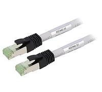 55143 Cable de conexión S/FTP Cat 8.1 Line Cu LSZH gris 20m 24AWG Adern: 8...