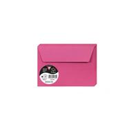 Clairefontaine 5576C - Un Paquet de 20 Enveloppes Pollen - Format C6 (11,4x16,2cm) - 120g - Enveloppes Auto-Adhésives - Rose fuchsia