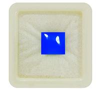 55Carat Cabujón de piedra preciosa suelta de carnailán azul natural de, forma cuadrada, curación de chakras, piedra de nacimiento, signo del zodíaco Cáncer, joyería artesanal de 2 quilates.