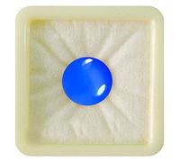 55Carat Cabujón de piedra preciosa suelta de carnailán azul natural de, forma redonda, curación de chakras, piedra de nacimiento, signo del zodíaco Cáncer, joyería artesanal de 8 quilates.
