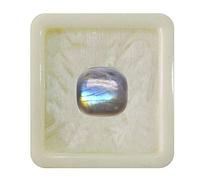 55Carat Piedra lunar arcoíris natural de, piedra preciosa suelta, forma cuadrada, forma de cojín, cabujón curativo de chakras, signo del zodíaco Géminis,fabricación de joyas, 3 quilates