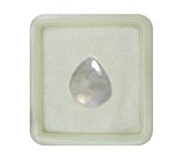 55Carat Piedra lunar arcoíris natural de, piedra preciosa suelta, forma de pera pequeña, cabujón curativo de chakras, signo del zodíaco Géminis,fabricación de joyas, 6 quilates