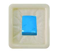 55Carat Turquesa Natural Natural calibrada Gemstone Rectangle Rectangle Chakra Healing Birthstone Sagitario Astronomía de astronomía y astrología Joyería Hacer 2 CT