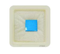 55Carat Turquesa Natural Natural calibrada Gemstone Square Shape Chakra Healing Birthstone Sagitario Astronomía y Joya de Astrología de Astrología Hacer diez CT
