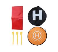 (55cm, Double sided apron) UAV Landing Gear PU Leather Landing Pad with Secure Ground Nails for Stable Landings 55cm/75cm Avaliable to Choose 75cm