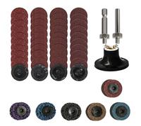 55pcs Bloqueo De Rollo De 2 Pulgadas Cambio Rápido De Cambio De Discos Conjunto De 1/4 "para La Matriz