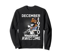 55th Birthday Bear Legends December 1970 55 Years Old Men Sudadera