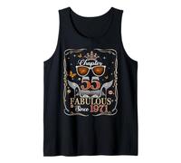 55th Birthday Queen Chapter 55 Fabulous Since 1971 Women Camiseta sin Mangas