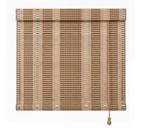 55x110cm Estor de Bambú Tejido a Mano - Tu Espacio Privado a Salvo de Miradas - 75% de Filtración de Luz Natural - Montaje Robusto