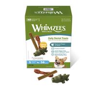 56 barritas Whimzees Snack Dentales para perros de razas pequeñas