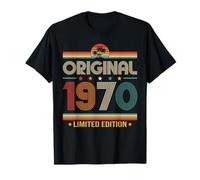 56 Cumpleaños Hombre Regalo Vintage Año 1970 Camiseta