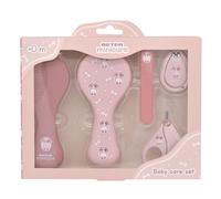 Beter - Set para cuidado bebé recién nacido, Kit aseo bebé, Cortauñas, Lima, Tijeras, Cepillo y Peine, Kit bebe recién nacido, Set Higiene bebe, Regalos para bebes recién nacidos, Dibujo Perro