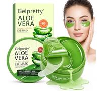 56 Pcs Parches Ojos Aloe Vera,Collagen Eye Patch,Hidrata el Contorno de Eye | Mascarilla para Ojos de Aloe Vera, Parches de Aloe Vera para Ojos con Hidratación Profunda, Mejora la Elasticidad