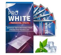 56 piezas blanqueamiento dental, kit de cinta blanqueadora dental, Whitening Strips, bandas blanqueadoras de dientes para esmalte, fórmula no sensible elimina las manchas profundas