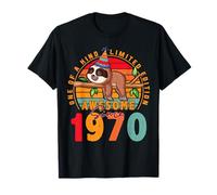 56 Year Old Sloth Vintage 1970 Limited Edition 56th Birthday Camiseta