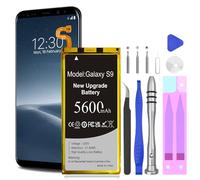 [5600mAh] Batería para Samsung Galaxy S9, batería de repuesto de alta capacidad para Samsung Galaxy S9 SM-G960F, EB-BG960ABA con kit de herramientas de reparación