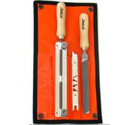 5605 007 1027 Original Stihl Juego De Afilado 4,0mm 1/4" Y 3/8"P 1,3mm