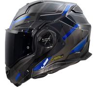 569012108M - Casco Modular FF901 ADVANT X SPECTRUM Negro/Titanio/Azul Talla M