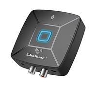 56981 BT Transceptor Negro Jack 3,5 mm Hembra,RCA,USB Hembra C QOLTEC