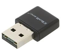 56986 Tarjeta de ordenador: WiFi Red USB A Plug USB 2.0 Negro QOLTEC