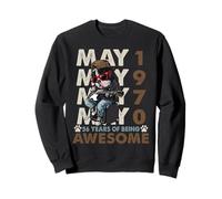 56th Birthday Dog Lover May 1996 Vintage 56 Years Old Men Sudadera