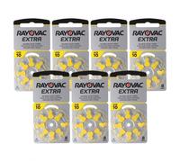 56x Rayovac Extra Pilas Audífono Tamaño 10 PR70 1,45V Zinc Aire