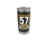 57 Cumpleaños Me Ha Costado 57 Años Estar Tan Bueno, 57 Años Vaso térmico de acero inoxidable de doble pared