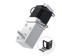 57 Motor paso a de desaceleración engranaje helicoidal 5882 12V 24V Engranaje ángulo recto Unidad caja cambios metal alto torque,Impresoras 3D/Robots/CNC de bricolaje(Ratio 100,Bracket)