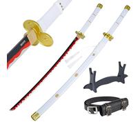 57 SPECIAL REPLICAS Espada de Cosplay Katana de Anime de bambú, Espada de una Pieza de Roronoa Zoro Inspirada en Katana, 105 cm, 41 Pulgadas, una Variedad de Estilos para Elegir