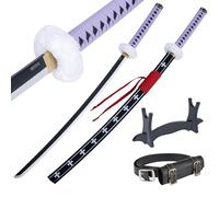 57 SPECIAL REPLICAS Espada de Cosplay Katana de Anime de bambú, Espada de una Pieza de Roronoa Zoro Inspirada en Katana, 105 cm, 41 Pulgadas, una Variedad de Estilos para Elegir