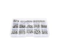570 Pcs M3 Stainless Steel Hex Socket Screws, Nuts and Bolts Kit, M3 x 4-25mm Assortment for Machine Assembly and Repair